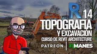 14 TOPOGRAFIA y EXCAVACION hasta 2023 REVIT  tutorial terreno curso arquitectura nivel basico [upl. by Handler]