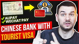 Get a Chinese bank account with a tourist visa for WeChat pay and alipay activation to pay suppliers [upl. by Zurkow]