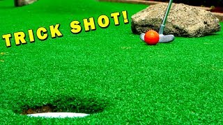 Mini Golf TRICK SHOT Lets Play Mini Golf for Real [upl. by Fedak]