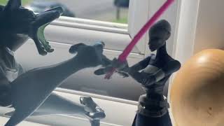 Asajj Ventress vs BenWolf [upl. by Odie]