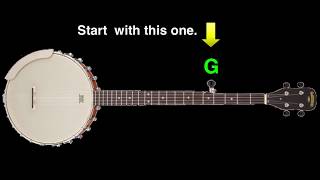 5 String Banjo Tuner How to Tune a 5 String Banjo to Open G [upl. by Enialem]