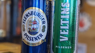 German Pilsner Head To Head Flensburger v Veltins [upl. by Airyt]