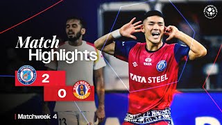 Match Highlights  Jamshedpur FC 20 East Bengal FC  MW 4  ISL 202425 [upl. by Yslek]