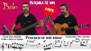 Procurase um amor Belo com partitura cifra pagode [upl. by Nnylyar915]