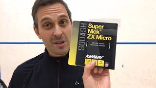 Ashaway SuperNick ZX Micro Strings Review [upl. by Croner]