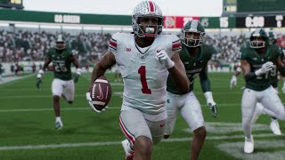 Ohio State vs Michigan State  NCAA Football 928 Full Game Highlights  College Football 25 Sim [upl. by Notsgnal]