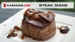 Kamado Joe Steak Diane [upl. by Neddie]