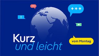 Deutsch lernen mit Videos  Kurz und leicht vom 04112024 mit deutschen Untertiteln [upl. by Einneg504]