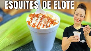 Como Hacer Esquites de Elote Mexicanos [upl. by Annaerdna]