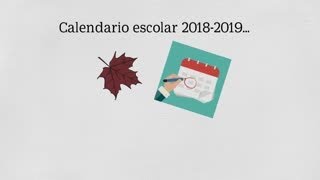 calendario escolar 2018 2019 [upl. by Desirea]