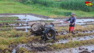 Traktor G1000 Menggarap Tanah Bedengan Cabai [upl. by Yhtac]