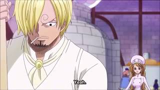 Sanji say that Luffy is gonna defeat Katakuri One Piece Ep 857 HD [upl. by Neras]