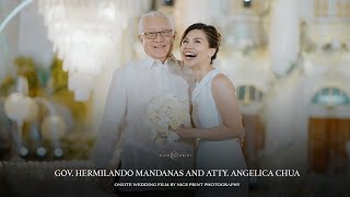 Gov Hermilando Mandanas and Atty Angelica Chua  Onsite Wedding Film by Nice Print Photography [upl. by Hannej443]