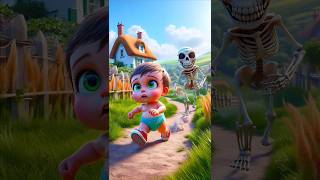 ❤️ Evolution of catapillar A skeleton running after a child 🥰 cat cute love shorts [upl. by Dworman]