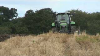 DeutzFahr Agrotron TTV630 tractor in action [upl. by Timothea]