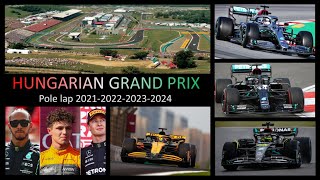 Hungary Grand Prix  Pole lap comparison 2021202220230224 [upl. by Valida626]