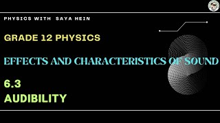 Grade 12 Physics  Chapter 6 Effects and Characteristics of Sound Part 3 [upl. by Sirromed]