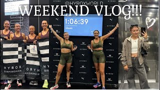 WEEKEND VLOG  HYROX IS BACK  TOUGHEST RACE YET  ZOE RAE [upl. by Gibun]