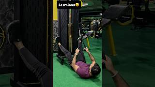 Trainer and trainee  trainers expectations gym funny [upl. by Ezzo]