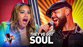 Exceptional SOUL SINGERS in the Blind Auditions of The Voice [upl. by Ahsiet362]