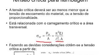 Dimensionamento a flambagem [upl. by Lrig]