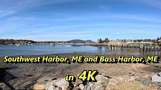 Southwest Harbor and Bass Harbor ME in 4K [upl. by Lleryd]