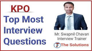 kpo job interview questions tips for fresher  kpo jobs amp kpo call center  kpo job interview 2020 [upl. by Enilesoj]