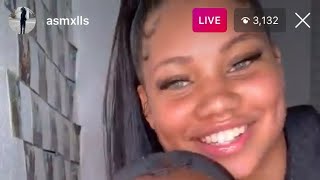 Asmxlls Getting whine from Teeyana on Instagram live 😜 Teesquard x [upl. by Wailoo]