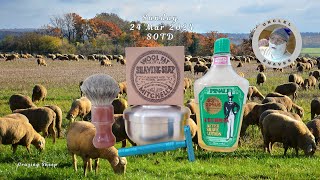 SOTD s299  Mitchell’s Wool Fat 2024  DSC “FleshampBlood” 2348 Boti Pure Badger  Karve Bison [upl. by Roselani165]