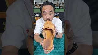 Full cleaning and maintenance of Leather Sandal [upl. by Boggs]