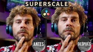 De FHD a 4K en un click con IA SUPERSCALE A FONDO DAVINCI RESOLVE 185 [upl. by Innes]