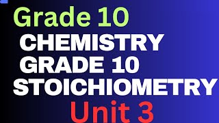 new curriculum chemistry grade 10 chemical kinetics and Stoichiometry [upl. by Damian502]