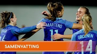 Highlights Denemarken  OranjeLeeuwinnen 232018 Algarve Cup 2018 [upl. by Oiratnom]