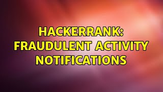 Hackerrank Fraudulent Activity Notifications 3 Solutions [upl. by Inaj145]