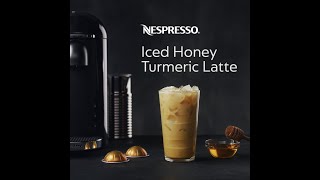 Nespresso Iced Honey Turmeric Latte Recipe  USA [upl. by Leirea956]