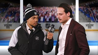 Lazlo Holmes interviews Maple Leafs forward Auston Matthews [upl. by Dickie]