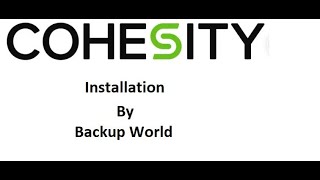 Cohesity Cluster installation Cohesity Backup and Restore deep drive [upl. by Eitsim426]