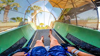 The Stinger Water Slide at Aquaventure Waterpark Dubai [upl. by Hgielak31]