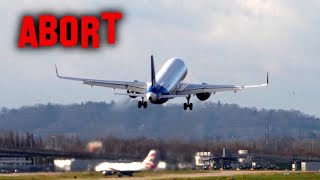 Airplane Aborts Landing at Heathrow Airport  Stunning GoAround Footage [upl. by Elkcim]