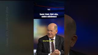 Kanzler Scholz super selbstbewusst  heuteshow shorts [upl. by Aeret794]