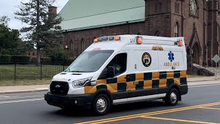 Aetna Ambulance 217 responding Priority 1 [upl. by Gerkman]