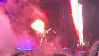 KISS Gene Simmons breathing fire WTR 2022 [upl. by Yrem613]