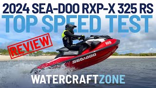 2024 Sea Doo RXPX 325 RS Review Top Speed Test [upl. by Ellenrahc]