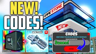 NEW ALL WORKING CODES FOR GAME STORE TYCOON  2024  ROBLOX GAME STORE TYCOON CODES [upl. by Madalyn564]