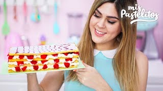 COMO HACER PASTEL MIL HOJAS  MIS PASTELITOS [upl. by Valina]