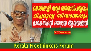 തൊഴിലാളി വർഗ്ഗ സർവാധിപത്യവും മിച്ചമൂല്യ സിദ്ധാന്തവും മാർക്സിൻ്റെ തെറ്റായ ആശയങ്ങൾ  Dr C Viswanathan [upl. by Eimmelc]