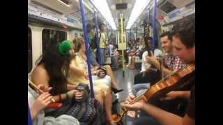 Irish Music on the Piccadilly line [upl. by Obelia]