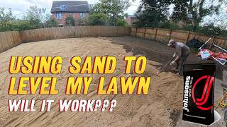 Full Autumn Lawn Renovation  Can You Seed on Sand  Levelling My Lawn with Sand  Lawn Tips UK [upl. by Nosned]