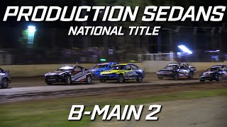 Production Sedans 202122 National Title  BMain 2  Kingaroy Speedway  17042022 [upl. by Huntley]