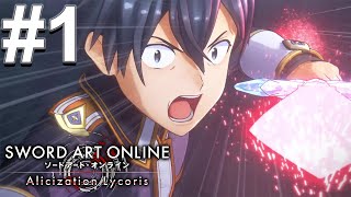 Sword Art Online Alicization Lycoris Xbox One X Gameplay Walkthrough Part 1 1080p 60fps [upl. by Haleeuqa]